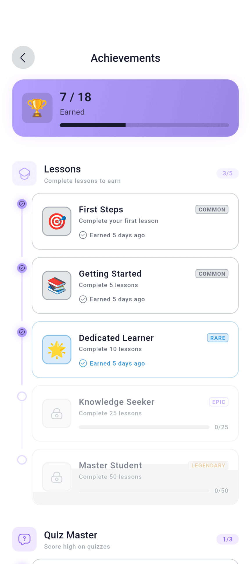 Track your growth