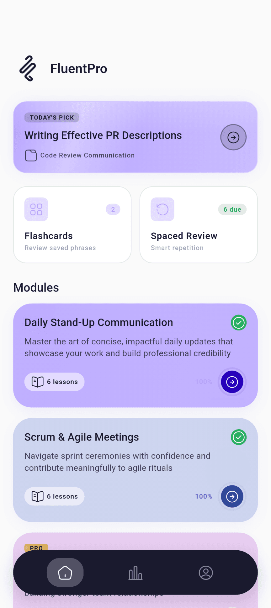 FluentPro home